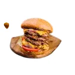 Giant Burger With Cheese